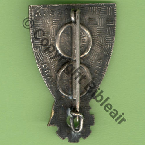 NIM  A0591 BE.726 NIMES  DrP+DPast Guilloche Src.Y.GENTY 